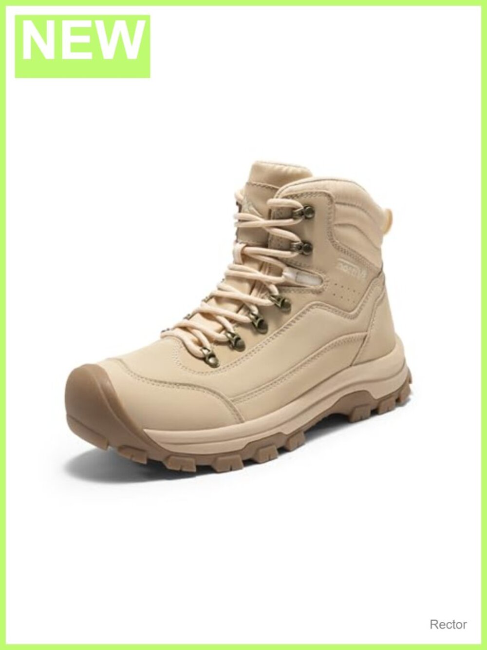 Waterproof Leather Hiking Boots for Women Shock Absorbent Anti Slip Lace Up